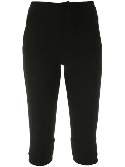 Andrea Bogosian Plutton Cropped Trousers In Black