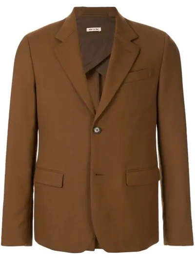 Marni Tailored Blazer In Brown