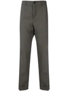 Marni Straight Leg Trousers In Brown