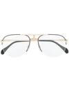 Cazal Aviator Frame Glasses In Black