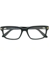 Tom Ford Square Frame Glasses In Schwarz