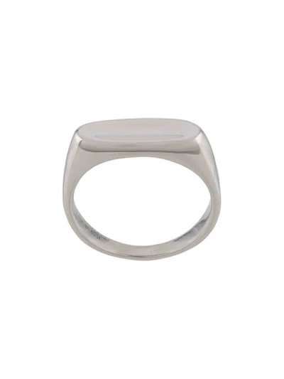 Maria Black Papaya Ring In Silver