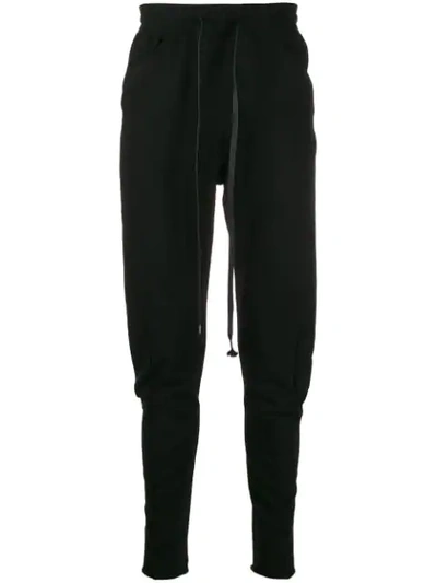 The Viridi-anne Drawstring Tracksuit Trousers In Black