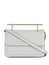 M2malletier Leather Shoulder Bag In White