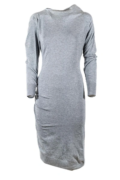Pinko Women's Grey Viscose Dress