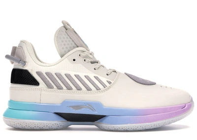 Pre-owned Li-ning  Way Of Wade 7 Cotton Candy In Pearl White/coagulation Snow Grey-blue Violet-island Blue
