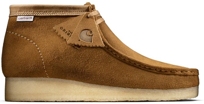 Pre-owned Clarks Originals Wallabee Carhartt Wip Brown In Hamilton