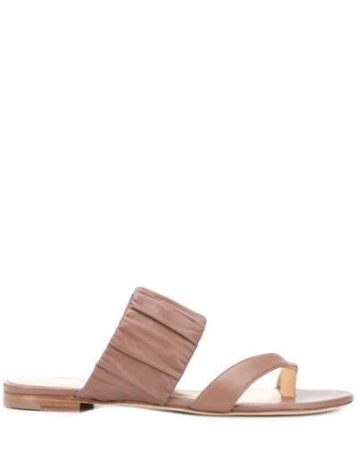 Chloe Gosselin Emiliana Toe-post Sandals In Brown