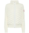 Canada Goose Hybridge Quilted Down Filled Jacket In White