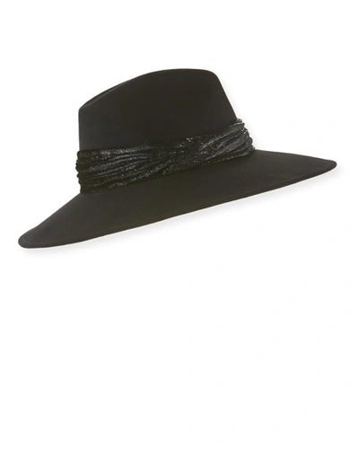 Eugenia Kim Emmanuelle Wool Fedora Hat In Black