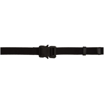 Alyx Monogram Rollercoaster Belt In Black In Blk0001-bla