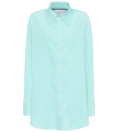 Matthew Adams Dolan Cotton-corduroy Oversized Shirt In Green