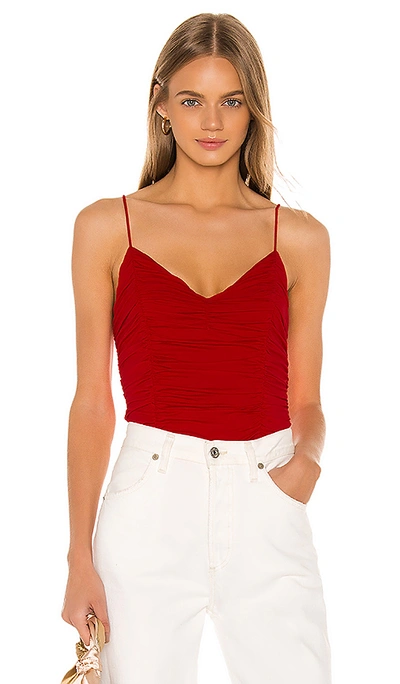 Lovers & Friends Alexis Bodysuit In Red