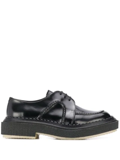 Adieu Type 133 Platform Derby Shoes In Black