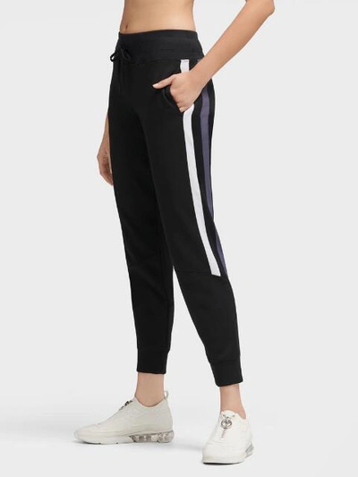 Dkny Women's Color Block Jogger - In Black