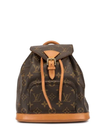 Louis Vuitton Monogram Mini Backpack In Brown