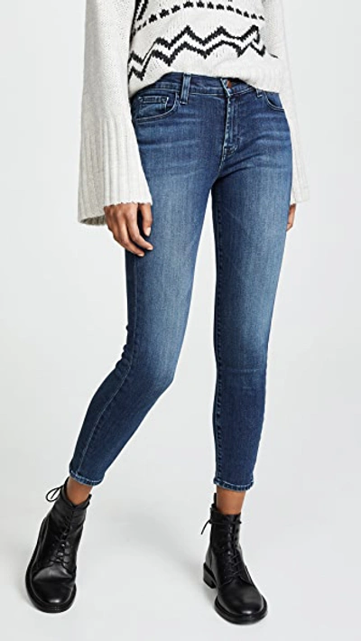 J Brand Alana Cropped Skinny Mid-rise Jeans In Arcade