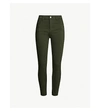 J Brand Alana High-rise Skinny Cropped Jeans In Pistachio