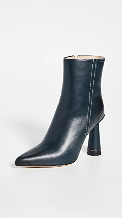 Jacquemus Les Bottes Toula Booties In Green