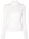 Theory Long Sleeved Sweatshirt In Ivory