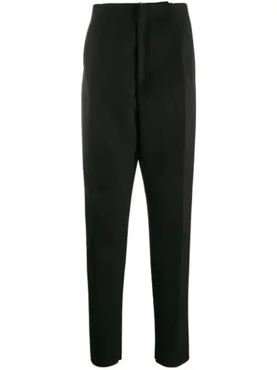 Bottega Veneta Embellished Pocket Darted Tailored Trousers In Black