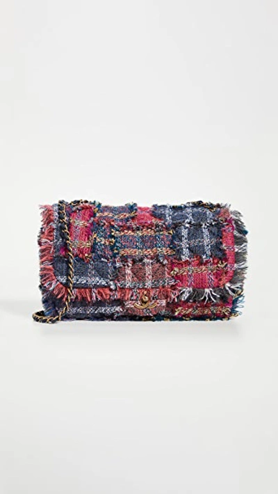 Pre-owned Chanel Multicolor Wool Flap Bag