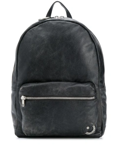 Diesel Vintage Leather Backpack In H1532 Black | ModeSens