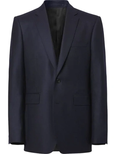 Burberry Classic Fit Tailored Blazer In Blue
