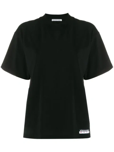 Alexander Wang T High Neck T-shirt In Black