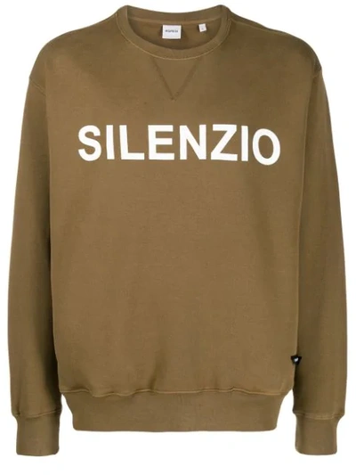 Aspesi "silence" Sweatshirt In Brown