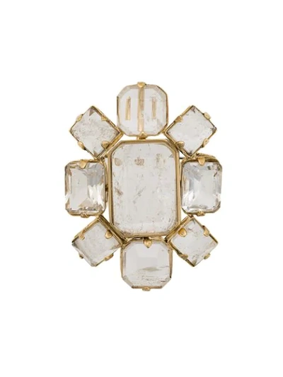 Goossens Stones Brooch In Gold