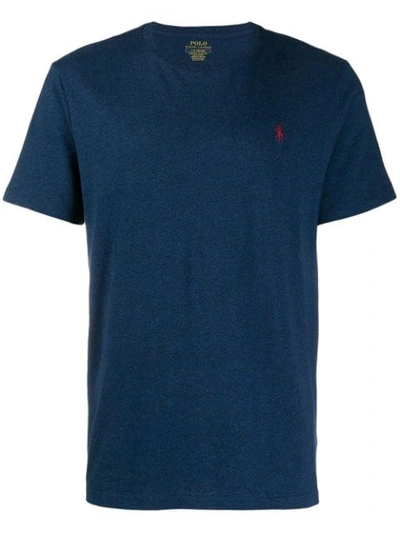 Polo Ralph Lauren T-shirt Mit Logo-stickerei In Blue
