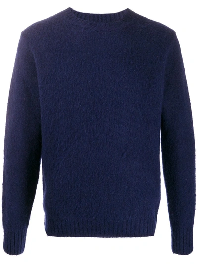 Aspesi Crew Neck Jumper In Blue