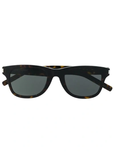 Saint Laurent Sl 51 Square Sunglasses In Black