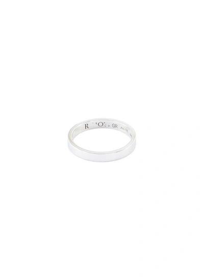 Repossi 'berbère' 18k White Gold Ring In Metallic