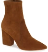 Loeffler Randall Women's Isla Pointed Toe Block Heel Booties In Cacao