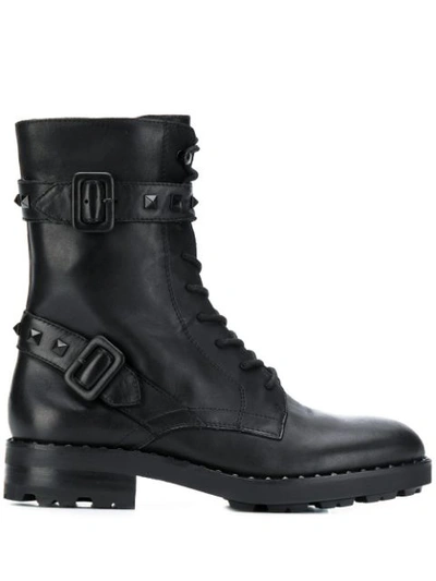 Ash Witch Biker Boots In Black
