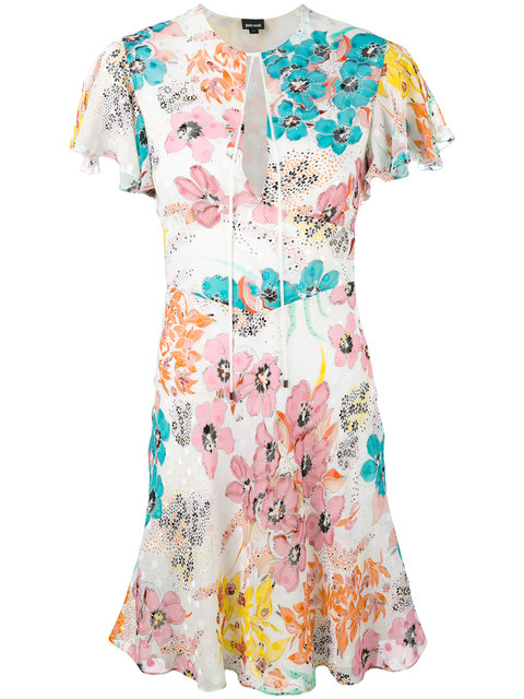 Just Cavalli - Floral Print Dress | ModeSens