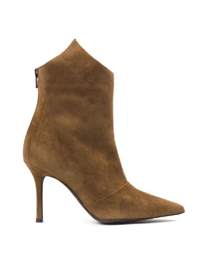 Marc Ellis Camel Suede Ankle Boots