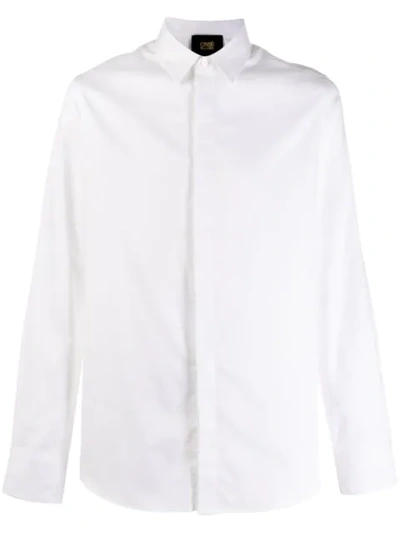 Cavalli Class Long Sleeved Shirt In White