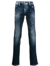 Philipp Plein Super Straight-cut Jeans In Blue