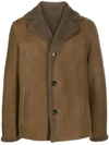 Desa 1972 Short-length Shearling Jacket In Brown