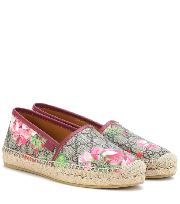 gucci bloom espadrilles blue