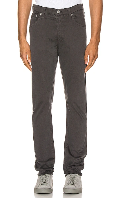 Citizens Of Humanity Bowery Slim-fit Stretch-cotton Trousers In Sulphur