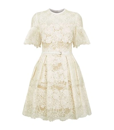 Elie saab discount guipure lace dress