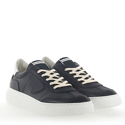 Philippe Model Trainers Temple Leather Black