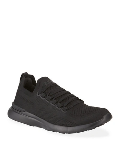 Apl Athletic Propulsion Labs Women's Techloom Breeze Knit Low-top Trainers In Black
