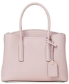 Kate Spade Large Margaux Leather Satchel In Tutu Pink/gold