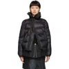 Sacai Puffer Jacket In 001 Black