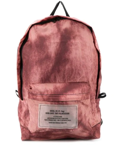 Diesel Denim Packable Backpack In Brown